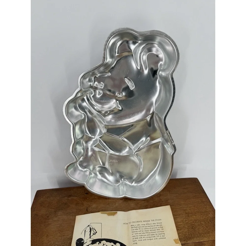 Vintage 1971 Wilton Winnie‎ The Pooh Cake Pan 515-401 Disney w/ Instructions